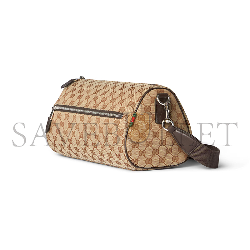 GUCCI GG CANVAS SMALL CYLINDER BAG ‎‎834455 (30*16*16cm)